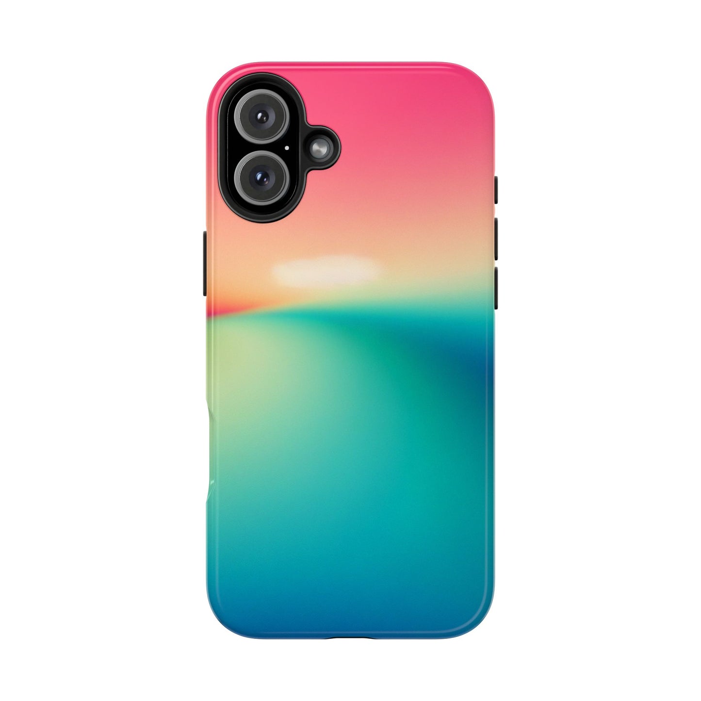 Pink,Green,Blue Gradient Tough Phone Cases Durable Cover, Gift for Nature Lovers, Eco-Friendly Phone Protection, Spring Accessories