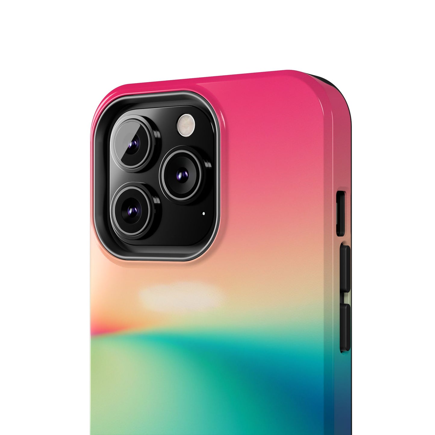 Pink,Green,Blue Gradient Tough Phone Cases Durable Cover, Gift for Nature Lovers, Eco-Friendly Phone Protection, Spring Accessories