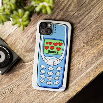 Retro Phone Slim Case | 'Goorls' Pixel Heart