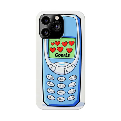 Retro Phone Slim Case | 'Goorls' Pixel Heart