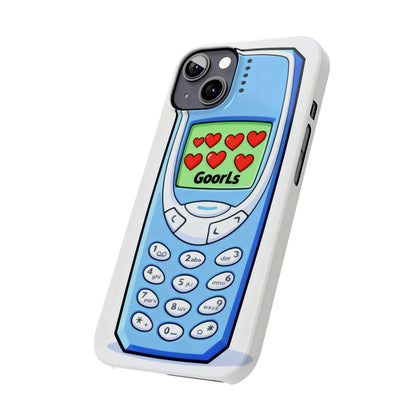 Retro Phone Slim Case | 'Goorls' Pixel Heart