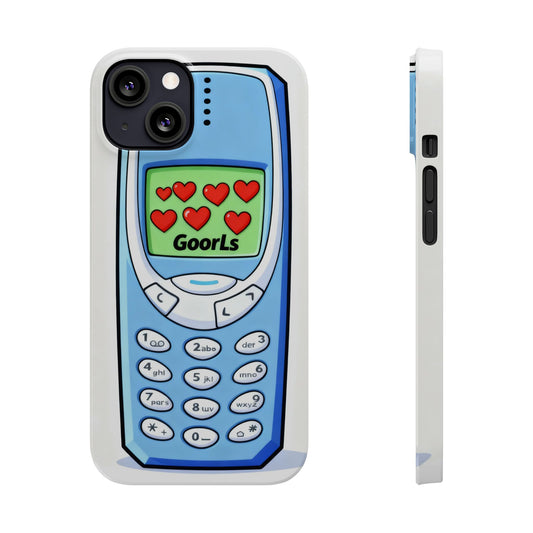 Retro Phone Slim Case | 'Goorls' Pixel Heart
