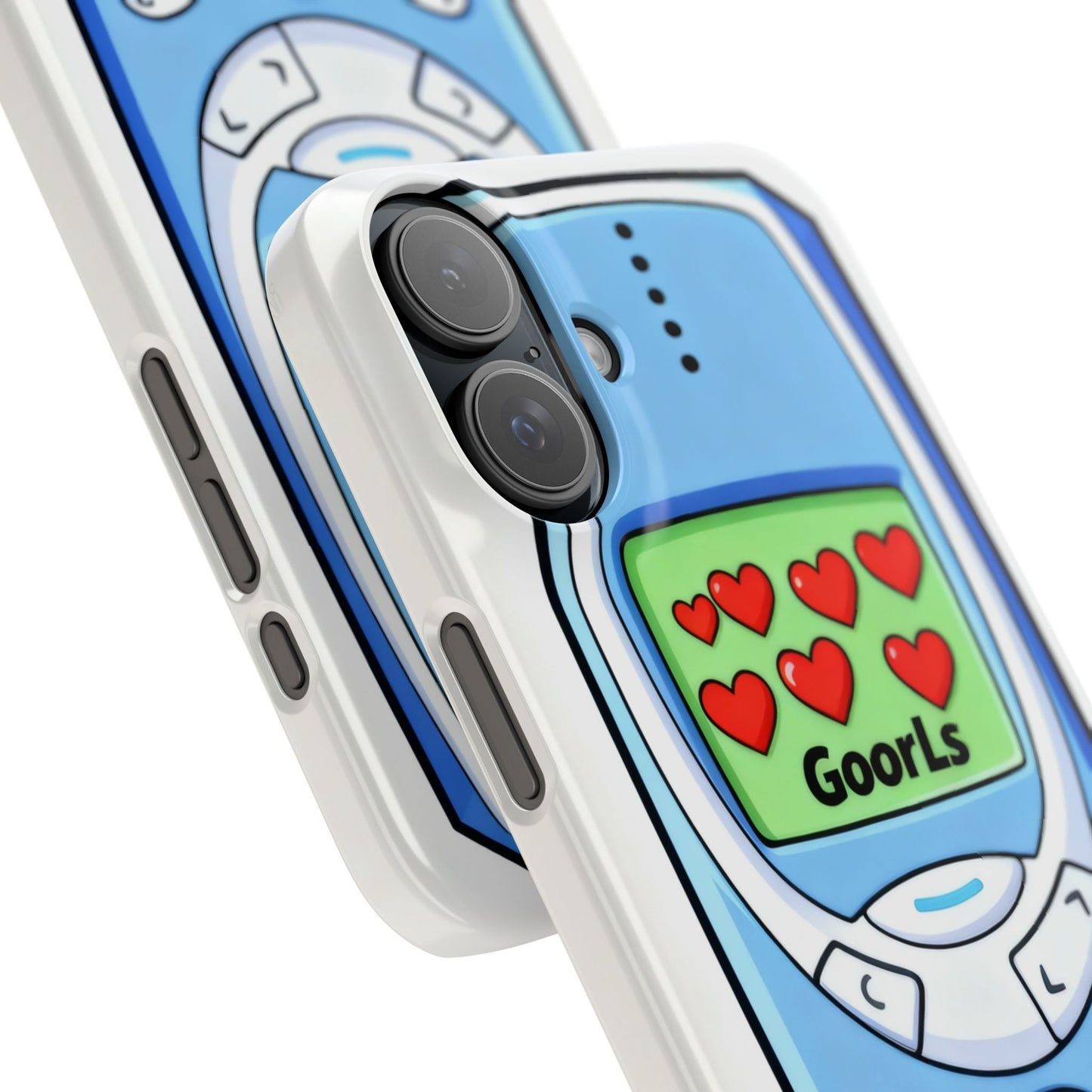 Retro Phone Slim Case | 'Goorls' Pixel Heart