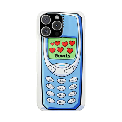 Retro Phone Slim Case | 'Goorls' Pixel Heart