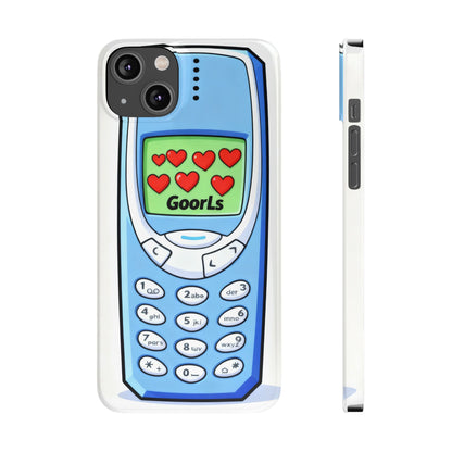 Retro Phone Slim Case | 'Goorls' Pixel Heart