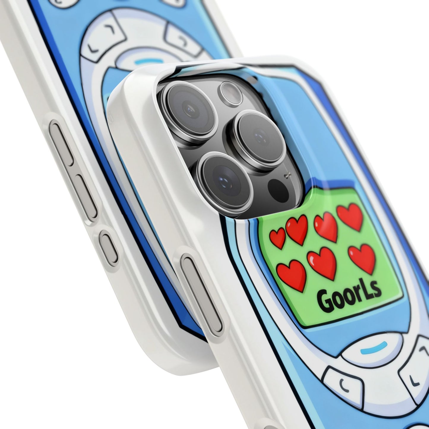 Retro Phone Slim Case | 'Goorls' Pixel Heart