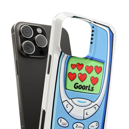 Retro Phone Slim Case | 'Goorls' Pixel Heart