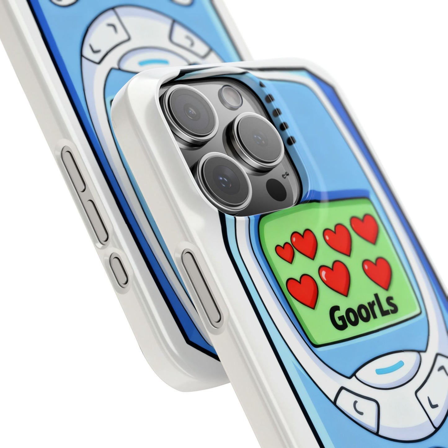 Retro Phone Slim Case | 'Goorls' Pixel Heart