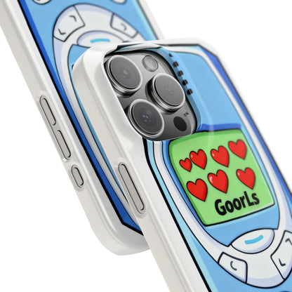 Retro Phone Slim Case | 'Goorls' Pixel Heart