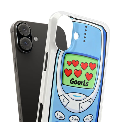 Retro Phone Slim Case | 'Goorls' Pixel Heart
