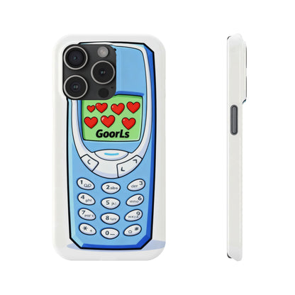 Retro Phone Slim Case | 'Goorls' Pixel Heart