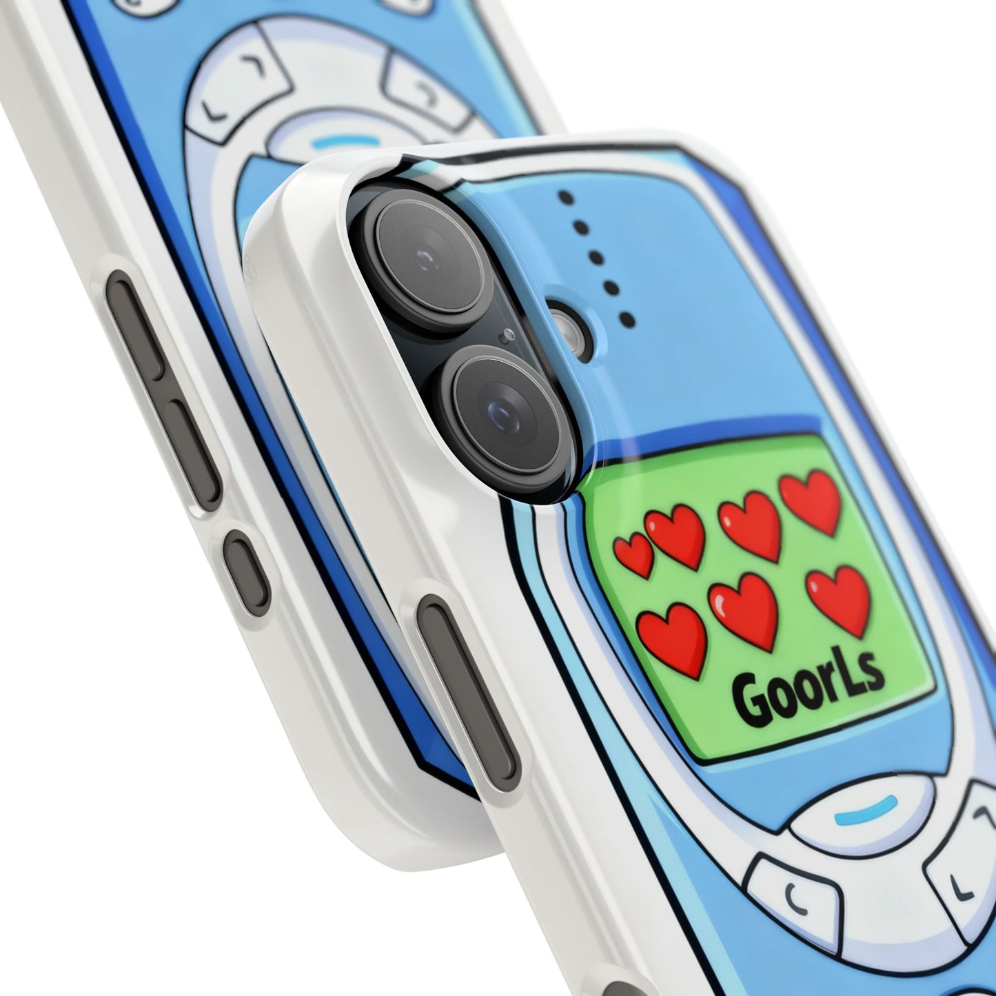 Retro Phone Slim Case | 'Goorls' Pixel Heart